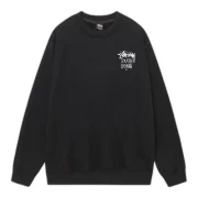 Stussy Tough Gear Sweatshirt Black Front