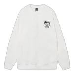 Stussy Tough Gear Sweatshirt White Front