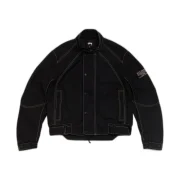 Stussy Touring Jacket Black Front