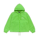 Stussy Waxed Cotton Beach Shell Kiwi Front