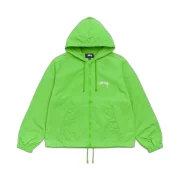 Stussy Waxed Cotton Beach Shell Kiwi Front