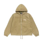 Stussy Waxed Cotton Beach Shell Olive Front
