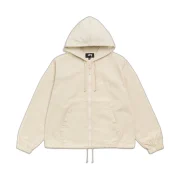 Stussy Waxed Cotton Beach Shell Stone Front